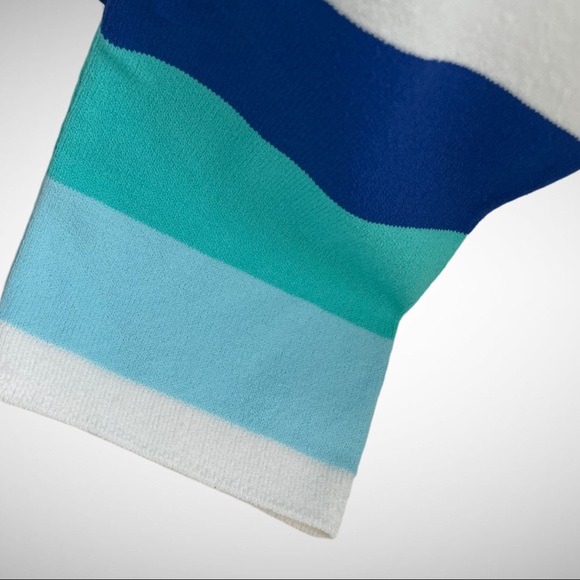 MarcCain Viscose-Blend Knit Striped Pullover N1 - Picture 8 of 11